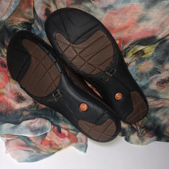 Clarks Un Structured Leather Flats 11M - Picture 7 of 11